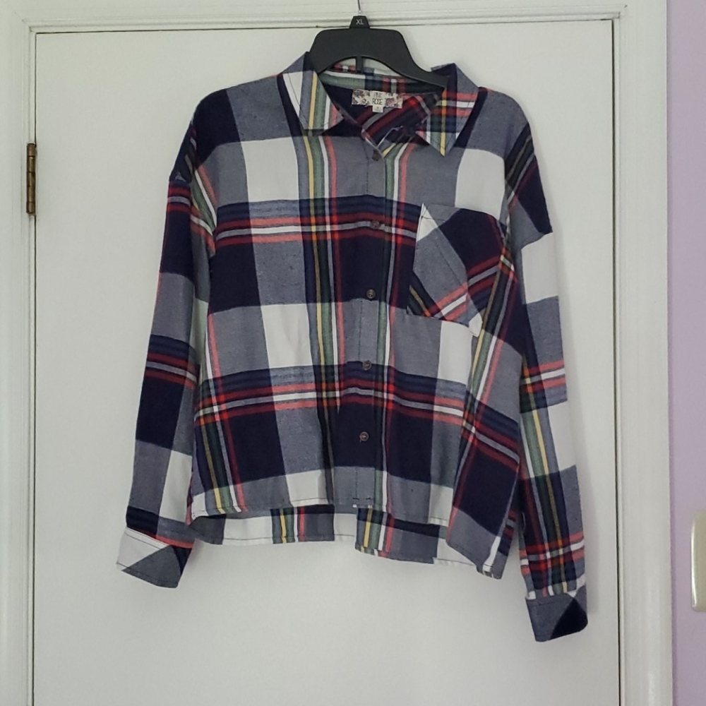 Pink Rose Short Flannel